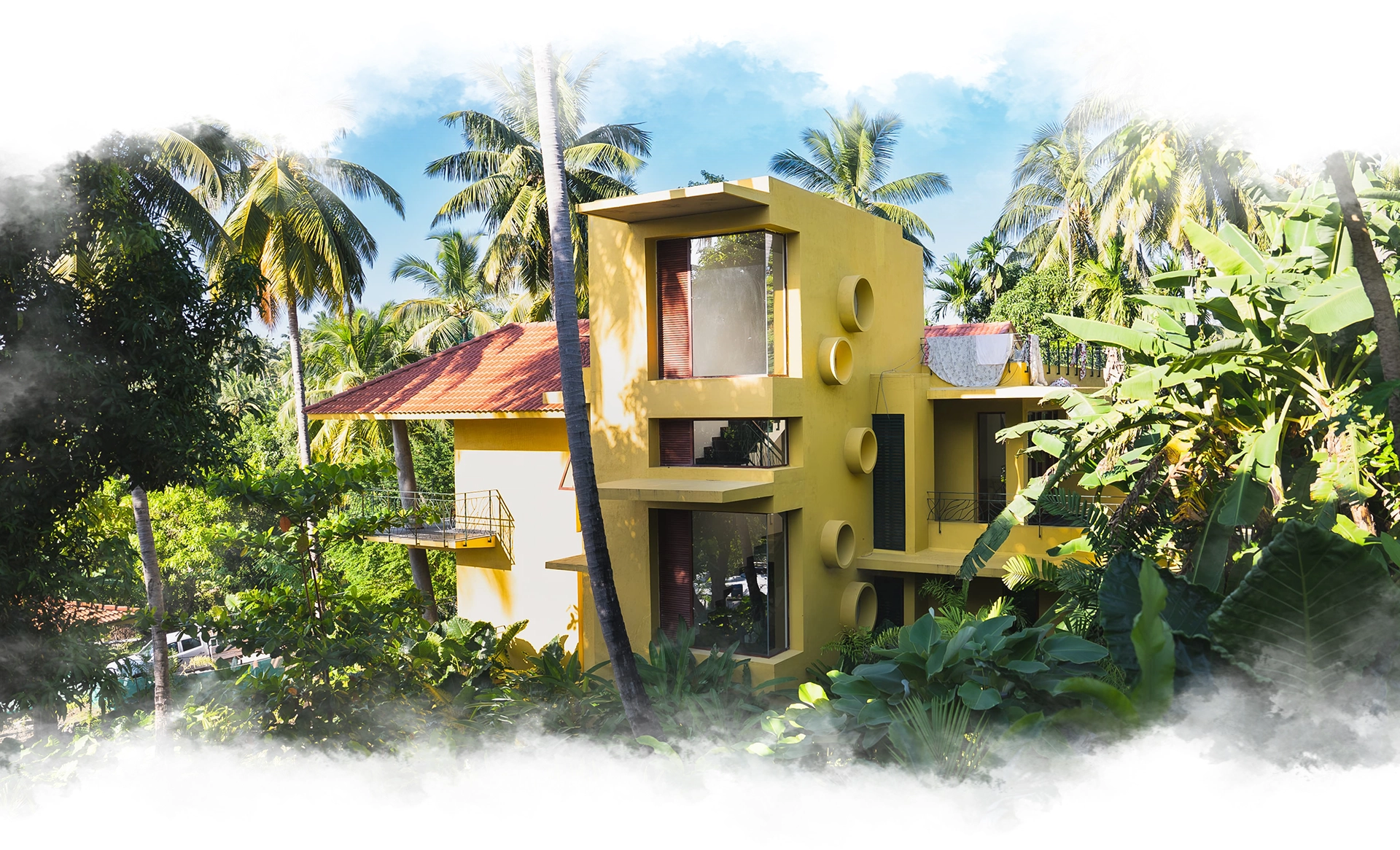 Havelock Villa Exterior Evening View